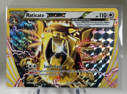 Raticate Break - 89/122 - Pokemon Breakpoint XY Ultra Rare Card NM - Image 1