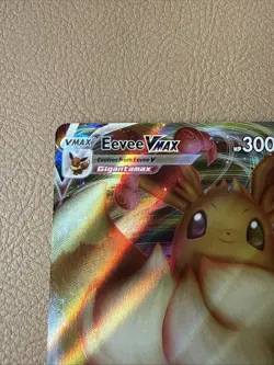 Pokemon TCG Eevee VMAX SWSH087 Black Star Promo Full Art Holo Card - Image 2