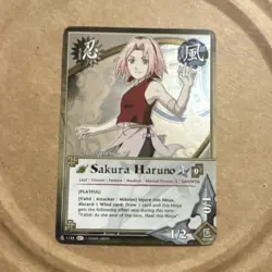 Naruto Sakura Haruno 1135 Naruto CCG Foil Ninja Card ENG 2006 1st Ed Growth - Image 1