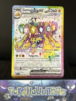 Pokemon Card Galvantula ex 159/142 Stellar Crown Ultra Rare Near Mint - Image 1