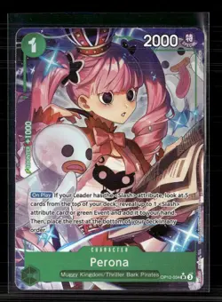 One Piece TCG Perona Legacy of the Master SR • OP12-034 - Image 1