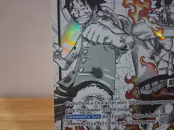 Luffy and Ace Parallel Alt Art Leader ST30 English NM - Image 3