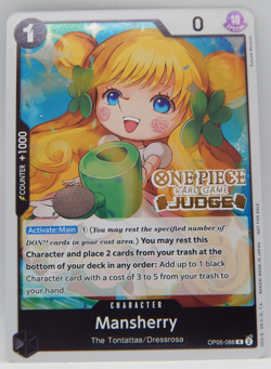 One Piece TCG - Judge Pack Vol. 4 Promo #OP05-088 - MANSHERRY - Image 1