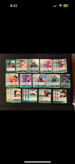 One Piece TCG OP14 Dracule Mihawk Green Deck SEC Mihawk Included - Slash Deck - Image 1