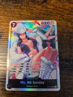 One Piece TCG ● OP14-084 ● SR ● Ms. All Sunday ● NM ● ENG - Image 1