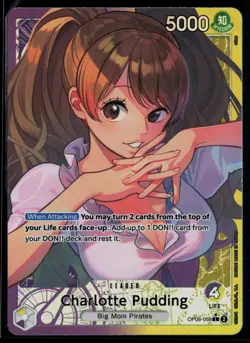 Charlotte Pudding (058) (Parallel) OP08-058 Two Legends Leader One Piece - Image 1