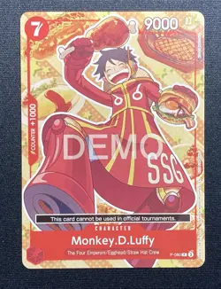Monkey D Luffy Promo Demo #P-080 Bandai 2026 One Piece Non-Foil - Image 1