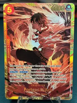 ONE PIECE TCG Portgas D. Ace OP16-118 SEC The Time of Battle ENGLISH SEC NM - Image 1
