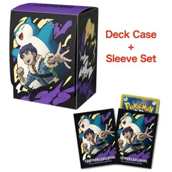 Pokemon Center Card Game Hop & Snorlax Deck Case & Shield Sleeves Set New Japan - Image 1