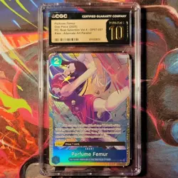 CGC 10 Perfume Femur OP07-057 Best Selection Vol.4 Rare Foil Alt Art Parallel - Image 1