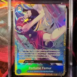 CGC 10 Perfume Femur OP07-057 Best Selection Vol.4 Rare Foil Alt Art Parallel - Image 3