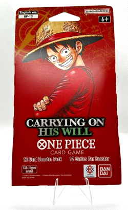 One Piece OP13 Carrying on His Will Sleeved Booster pack - Image 1