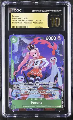 CGC Pristine 10- Persona Alt Art OP14-033- The Azure Sea’s Seven - Image 1