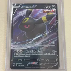 Pokemon TCG Umbreon V SWSH203 Black Star Promo Holofoil Ultra Rare Card NM Promo - Image 1