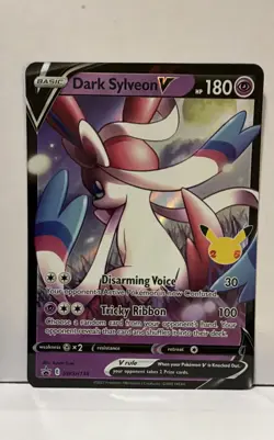 Dark Sylveon V SWSH134 SWSH: Sword & Shield Promo Cards Holo - Image 1