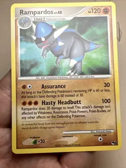 MP Rampardos 5/17 Regular/Non-Holo POP Series 6 AUTHENTIC Pokemon Card - Image 3
