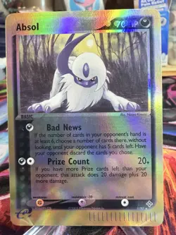 Pokemon TCG Absol EX 1/97 Reverse Holo 2003 Dragon Holo Rare Vintage Card - Image 1