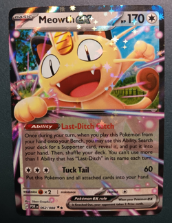 Meowth ex 062/088 Perfect Order Holo Double Rare Pokemon Card Near Mint - Image 1
