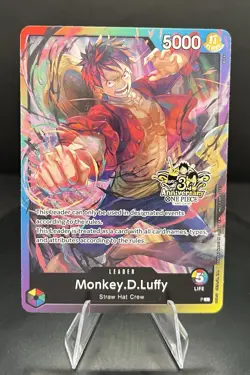 Monkey.D.Luffy - OP-PR Leader 3rd Anniversary Tournament One Piece TCG NM - Image 1