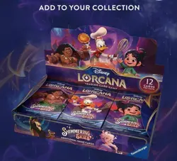BUNDLE Sealed Disney Lorcana Shimmering Skies Booster BOX + 3 Wells Bonus PACKS - Image 3