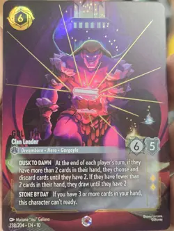Disney Disney Lorcana TCG Goliath - Clan Leader 238/204 Enchanted Full Art - Image 1