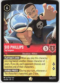 Sid Phillips Toy Surgeon 126/204 Wilds Unknown Disney Lorcana - Image 1