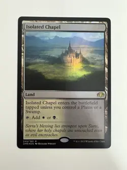 Isolated Chapel Foil MTG Magic the Gathering Card NM Near Mint DMR - Image 1
