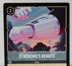 Syndrome's Remote - rare - Wilds Unknown #201 - LORCANA - NM - U Pick - Image 1