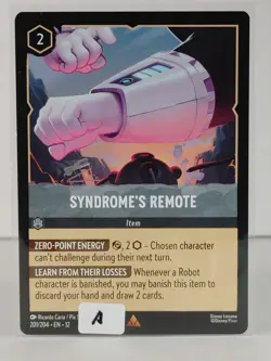 Syndrome's Remote - rare - Wilds Unknown #201 - LORCANA - NM - U Pick - Image 2