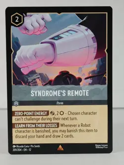 Syndrome's Remote - rare - Wilds Unknown #201 - LORCANA - NM - U Pick - Image 3