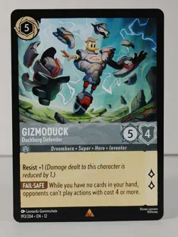 Gizmoduck - Duckburg Defend - rare - Wilds Unknown #193 - LORCANA - NM - U Pick - Image 3