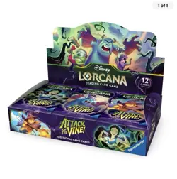 Disney Lorcana TCG Attack of the Vine! Booster Box 24 Booster Packs *Ships 7/20 - Image 1
