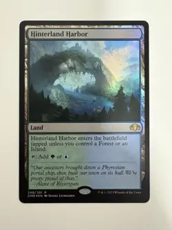 Hinterland Harbor Foil MTG Magic the Gathering Card NM Near Mint DMR - Image 1