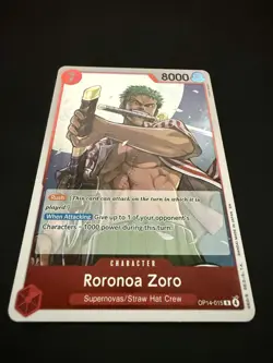 Roronoa Zoro OP14-015 R One Piece Card The Azure Sea’s Seven English OP14 - Image 3