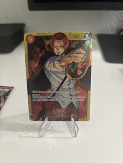 Shanks OP01-120 SEC PRB-01 NM Foil Holo One Piece Card Game - Image 1