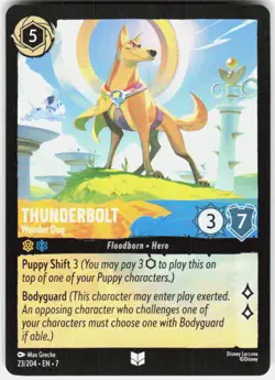 Thunderbolt Wonder Dog 23/204 Archazia's Island Disney Lorcana - Image 1
