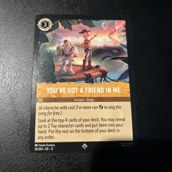Disney Lorcana Wilds Unknown You've Got A Friend In Me 30/204 Super Rare - Image 1