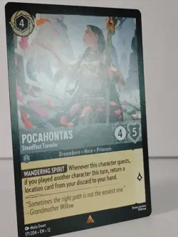 Pocahontas - Steadfast - rare - Wilds Unknown #171 - LORCANA - NM - U Pick - Image 3