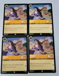 4x Disney Lorcana TCG - Fabled: Ursula (022/204) - Common - Near Mint - Image 1
