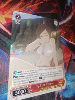 Weiss Schwarz Avatar The Last Airbender Ty Lee: Popular Foil Rare - Image 1