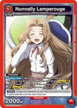 Nunnally Lamperouge UE04BT/CGH-1-084 SR Union Arena CardNunnally Lamperouge UE04 - Image 1