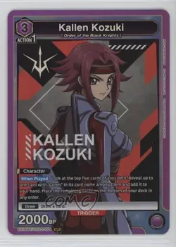 2023 Union Arena TCG - Code Geass: Lelouch of the Rebellion UE04BT Kallen Kozuki - Image 1