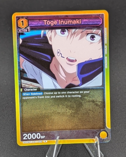 Union Arena Toge Inumaki UE03BT/JJK-1-004 (R) - UE03BT: Jujutsu Kaisen (UE03BT) - Image 1