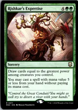 Rishkar's Expertise 411 R Commander: Modern Horizons 3 Magic: The Gathering NM/M - Image 1