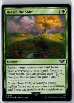 REVIVE THE SHIRE 185 UNIVERSES BEYOND: LORD OF THE RINGS MAGIC: THE GATHERING NM - Image 1