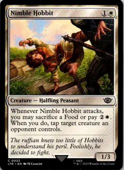 NIMBLE HOBBIT 23 UNIVERSES BEYOND: THE LORD OF THE RINGS MTG LP - Image 1