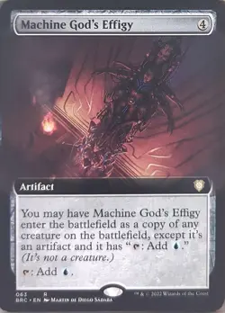 MTG Commander: The Brothers' War Machine God's Effigy (Extended Art) 63 LP - Image 1