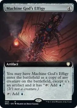 MTG Commander: The Brothers' War Machine God's Effigy (Extended Art) 63 LP - Image 2