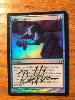 Magic the Gathering MTG foil Gifts Ungiven Champions of Kamigawa signed NM - Image 1