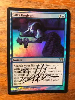 Magic the Gathering MTG foil Gifts Ungiven Champions of Kamigawa signed NM - Image 2
